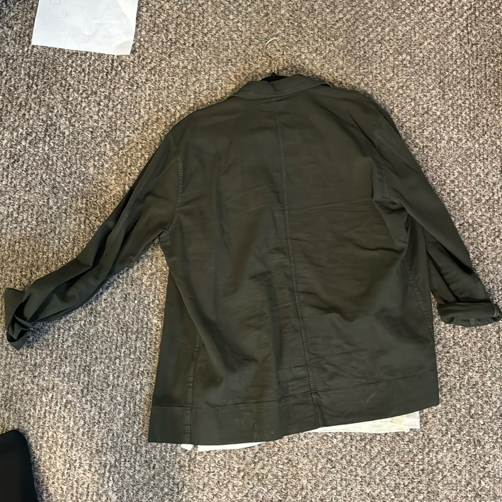 Banana Republic, lightweight jacket, and shirt combo
